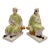 Vintage Mid Century Asian Man and Woman Bookends/ Decorative Figurines- A Set For Sale
