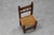 Brown Spanish Hand-Carved Oak Side Chair with Velour Seat, 19th Century For Sale - Image 8 of 14