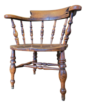 Antique Victorian Captains Chair, 1900s
