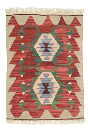 Vintage Persian Shiraz Kilim Rug - 02'00 X 02'10
