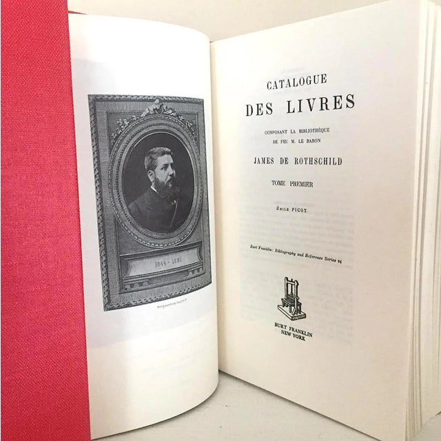 Title: Catalogue des Livres Composant la Bibliothèque de feu M. le Baron James de Rothschild. Author: Picot, Emile...