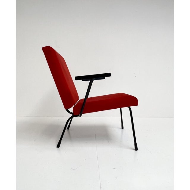 Mid-Century Modern Gispen 1407 Armchair by Wim Rietveld, 1950s For Sale - Image 3 of 11