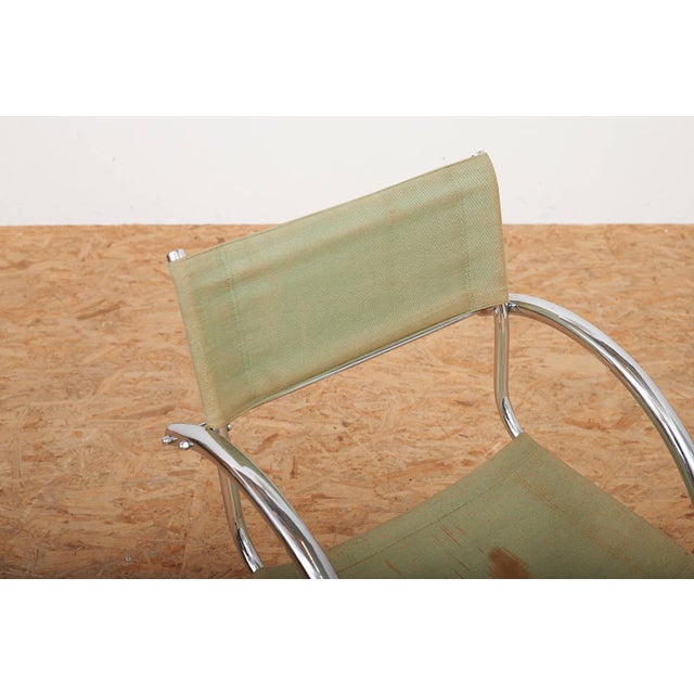 Vintage Bauhaus Steel Tube Cantilever Chair For Sale - Image 5 of 11