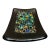Signed Hawaiian Art Glass Decorative Dish - 4” X 6” Fused Dichroic Glass For Sale