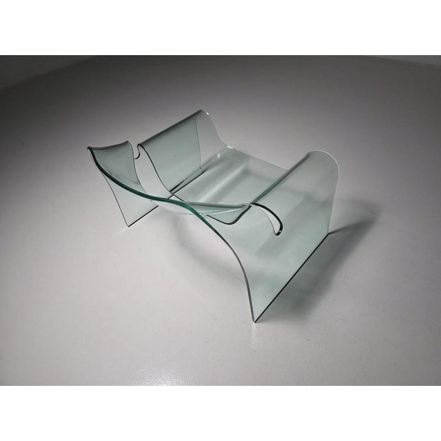 Glass Ghost Chair by Cini Boeri for Fiam Italy, 1980s For Sale - Image 6 of 10