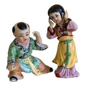 Wildwood Accents Hand Painted Chinese Figurines