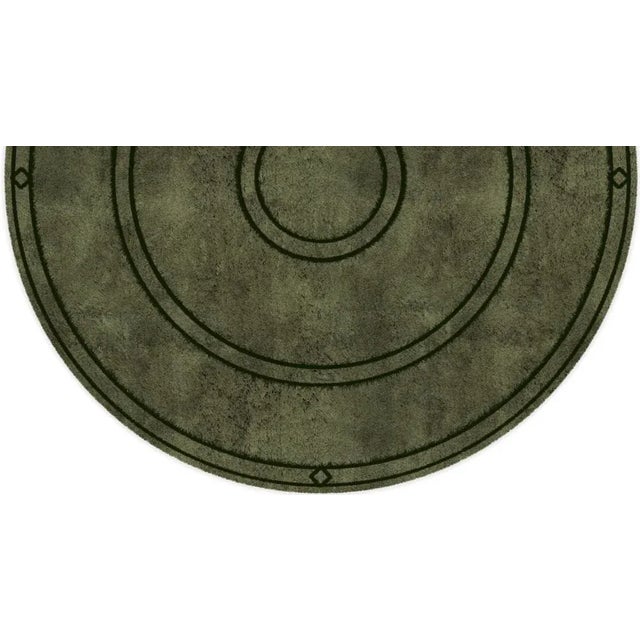 Contemporary Green You Rug by Paolo Stella For Sale - Image 3 of 6