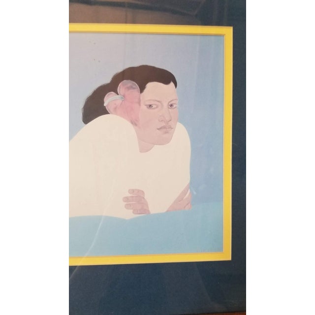 1980s "Women of Hawaii" Serigraph Art Prints by Pegge Hopper - Set of 4 For Sale - Image 4 of 11