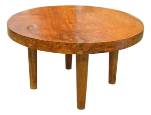 Andrianna Shamaris Mid-Century Style Organic Teak Wood Coffee Table