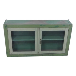Fir Display Cabinet, 1960s For Sale