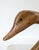 1970s 27" Decoy Wooden Swan – 1970s Oversized Sculpture Americana Hand-Carved Folk Art For Sale - Image 5 of 7