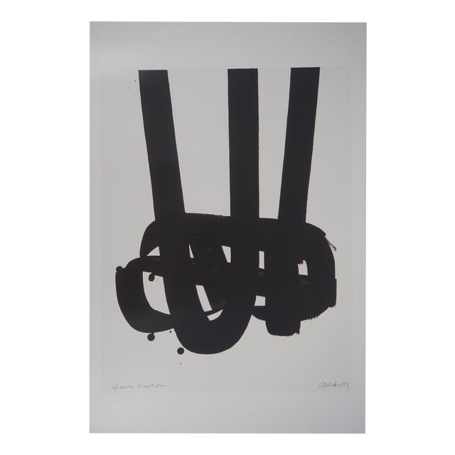 Pierre Soulages, Lithographie No.29: Soulages Museum, Lithograph For Sale