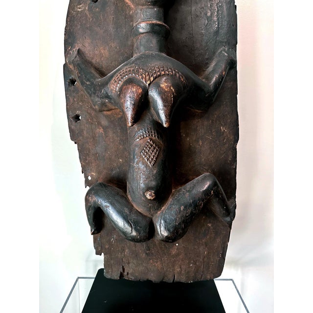Gabon Punu Granary Door Panel on Custom Stand with Provenance For Sale - Image 15 of 18