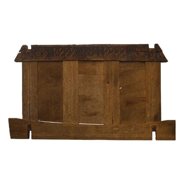 Andrianna Shamaris Ancient Hand Carved Panel For Sale