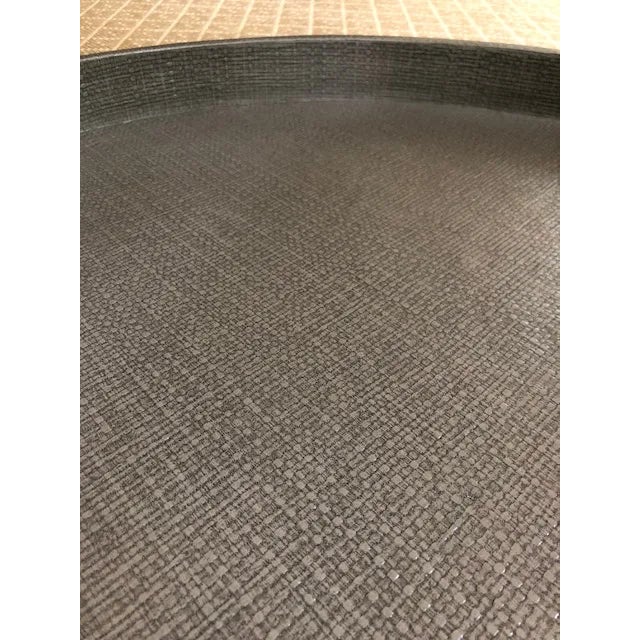 Made Goods Made Goods Taupe Linen Tray For Sale - Image 4 of 6