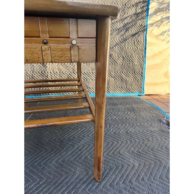 Mid-Century Modern Vintage Mersman Mid Century Side Table For Sale - Image 3 of 11