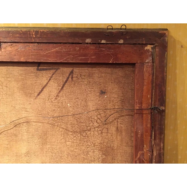 After Boucher Large Rococo Styled Pastoral Scene Possibly of a Series For Sale - Image 10 of 12