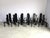 Black Iris Chairs by Rob and Dries Van Den Berghe for Van Den Berghe Pauvers, 1990, Set of 12 For Sale - Image 8 of 10