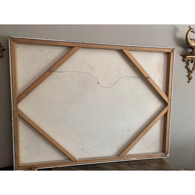 Abstract Oil on Canvas Painting For Sale - Image 12 of 13