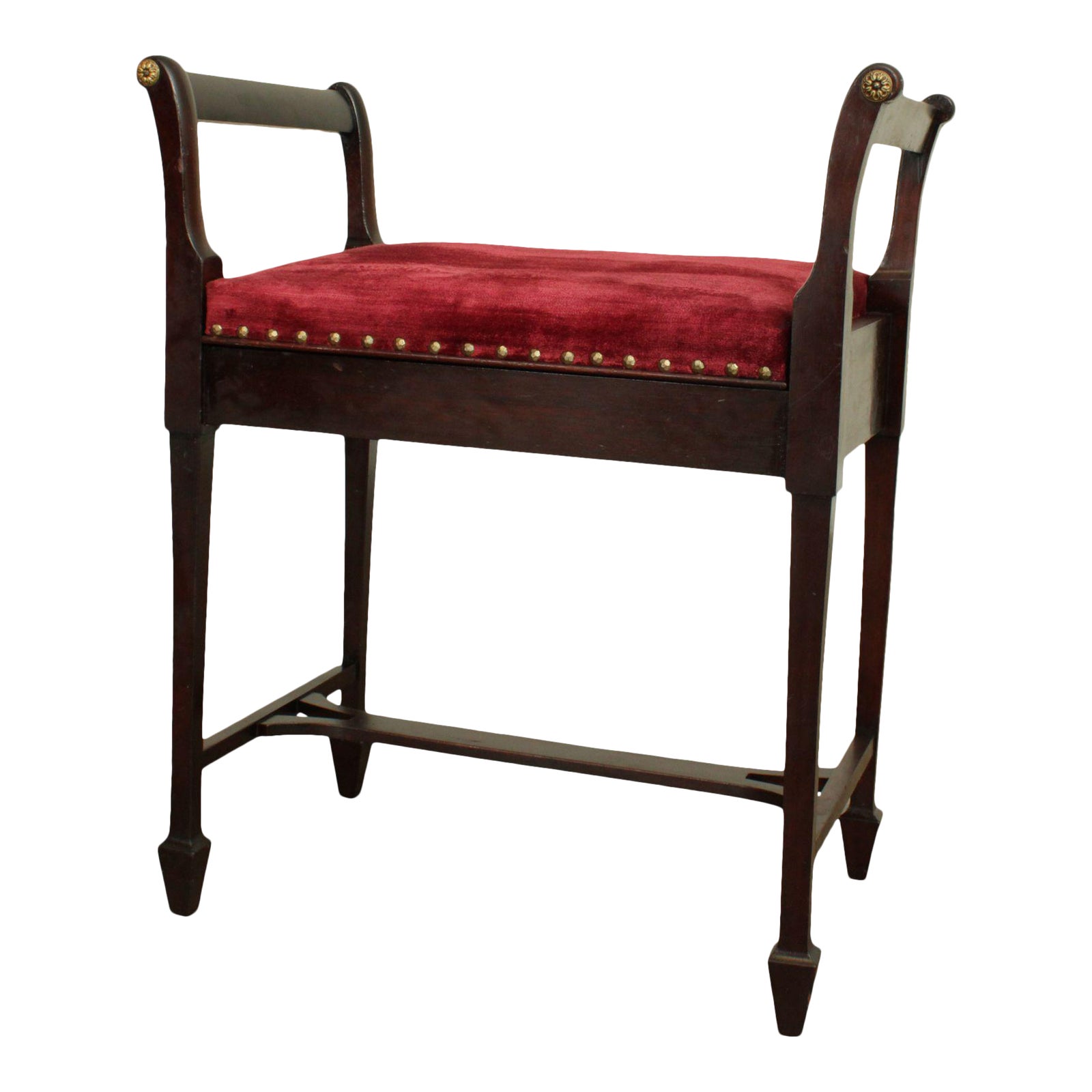 1920 S Vintage Mahogany Piano Bench Chairish