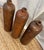 Mid 19th Century Antique Dutch Salt Glazed Stoneware Gin Bottles. Made in the 1800s - One With a Crack For Sale - Image 5 of 15