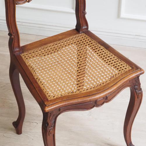 French Rococo Chairs with Viennese Caning, 1900, Set of 2 For Sale - Image 12 of 14