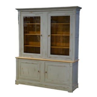 Patinated Two-Part Buffet by Crozatier, 1980s For Sale