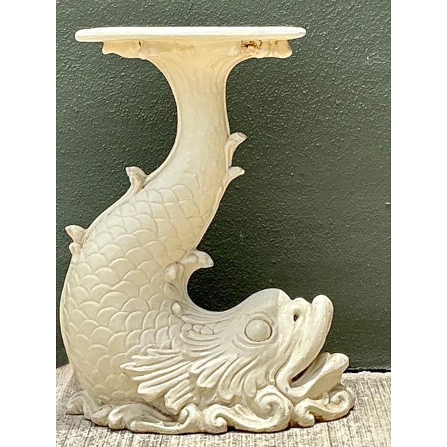 Vintage Ornate Fish Design Pedestal For Sale - Image 18 of 18