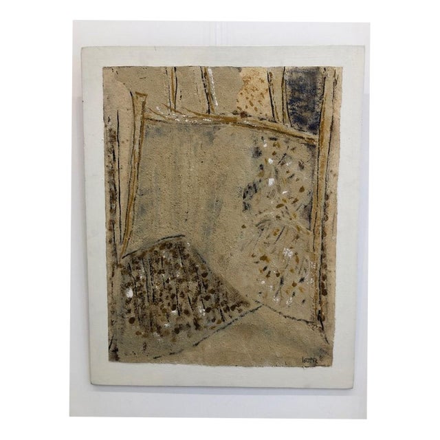 Louttre B. (Marc-Antoine Bissiere), Peinturelle, 1970s, Mixed Media For Sale