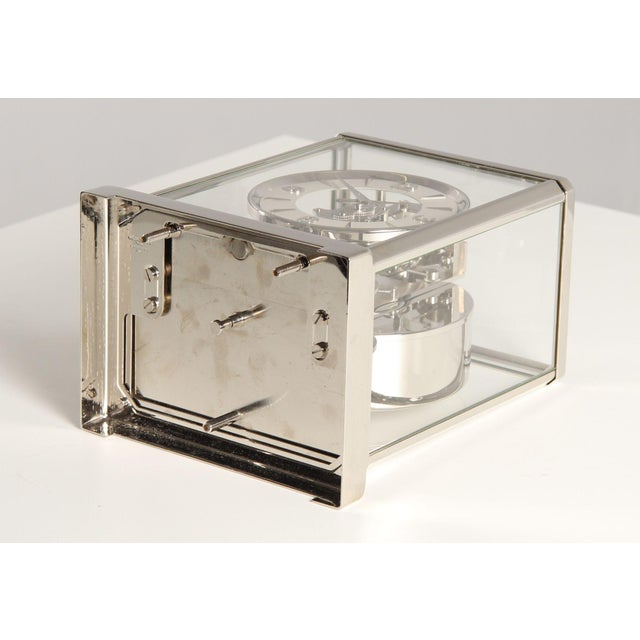 Nickel Plated Atmos Clock from Jaeger Lecoultre, 1956 For Sale - Image 11 of 13