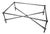 Late 20th Century Hammered Coffee Table in the Style of Giacometti For Sale