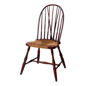 Antique Rush Seat Windsor Chair