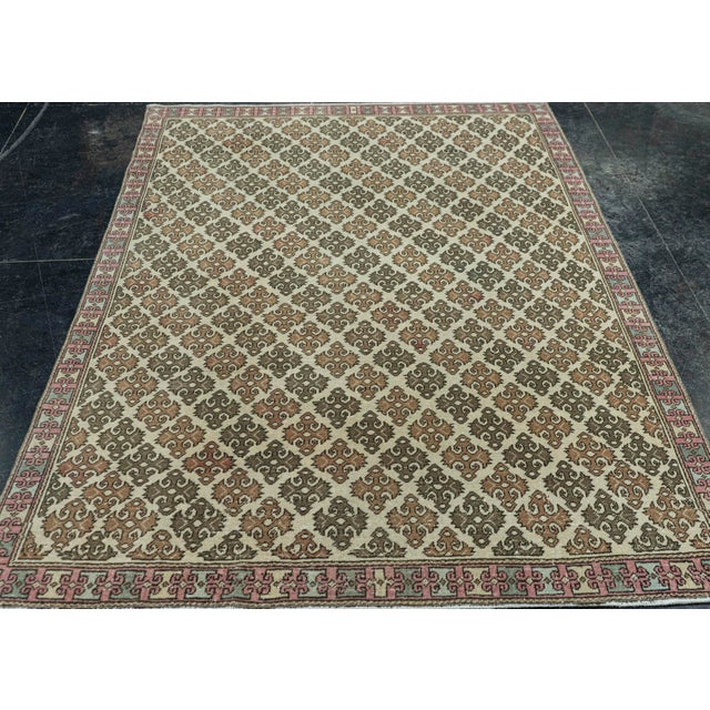 Turkish Vintage Rug 4'4" x 6'3" #20710 Explore a curated collection of hallway runners, wool rugs, and handmade...