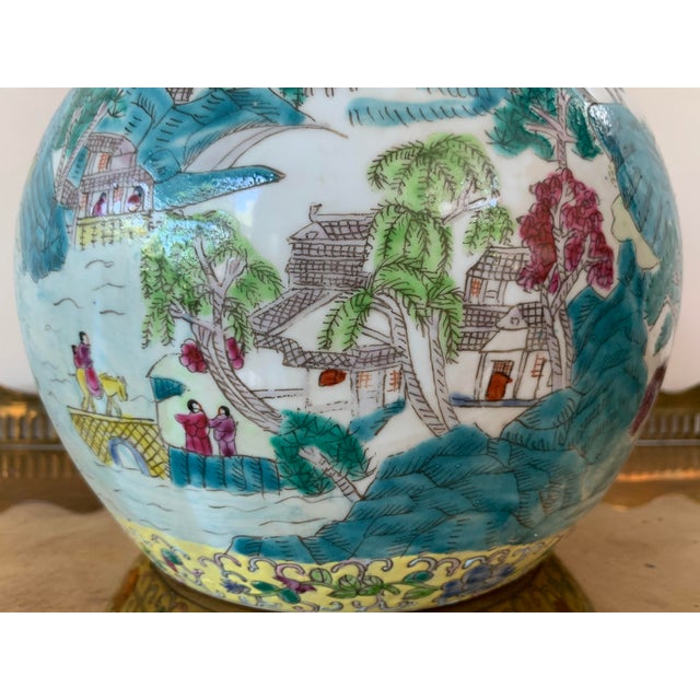 1900s Tianqiuping or Globular Cloisonné Vase For Sale - Image 10 of 13