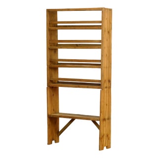 Vintage Bookcase in Pine, 1930s For Sale