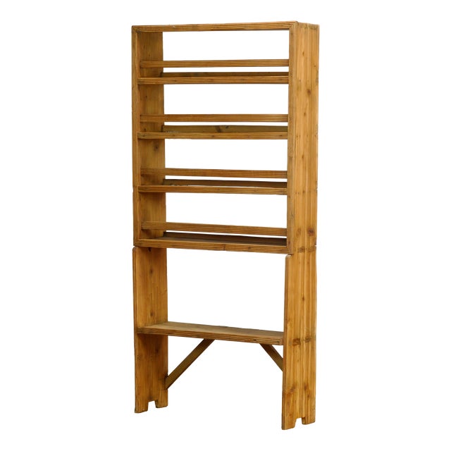 Vintage Bookcase in Pine, 1930s For Sale