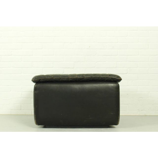 DS-11 Modular Lounge Set in Black Leather from de Sede, 1970s, Set of 3 For Sale - Image 14 of 18