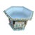 Ceramic Chinese Rose Famille Vintage Cache Pot Jardinière Planter With Saucer For Sale - Image 7 of 17