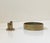 Mid-Century Natural Stone and Brass Pen Holder with Ashtray by Saulo Norway, 1960s, Set of 2 For Sale - Image 4 of 10