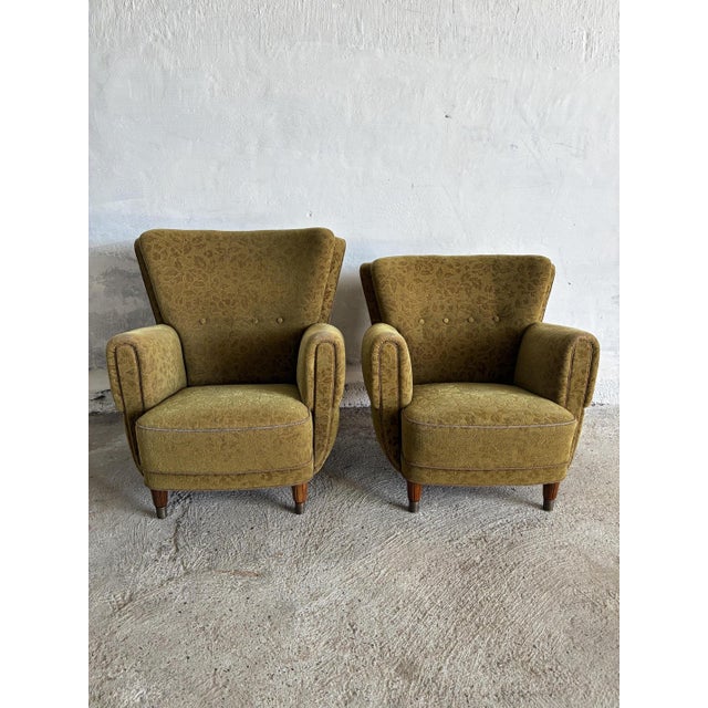 Vintage Lounge Chairs, 1930s, Set of 2 For Sale - Image 3 of 18