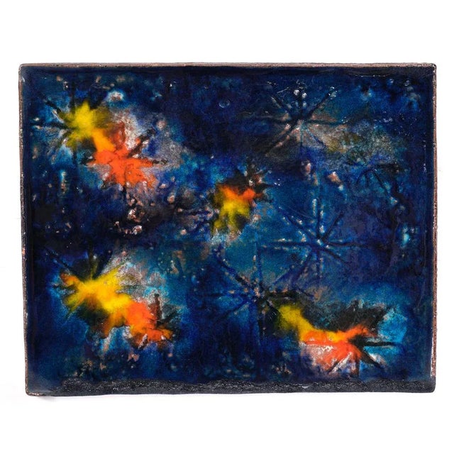 Abstract Ceramic Wall Plaques, Germany, 1965, Set of 3 For Sale - Image 11 of 12