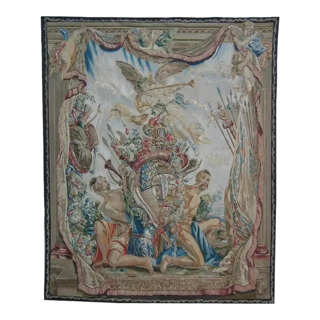 Vintage Tapestry Depicting Angels For Sale