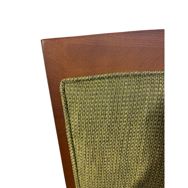 Vintage Fairfield Furniture Modern Green Occasional Chair For Sale - Image 9 of 11