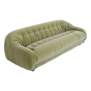 1970s Mohair Sofa For Sale