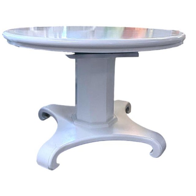 Chinoiserie Pedestal Dining Set For Sale - Image 4 of 11