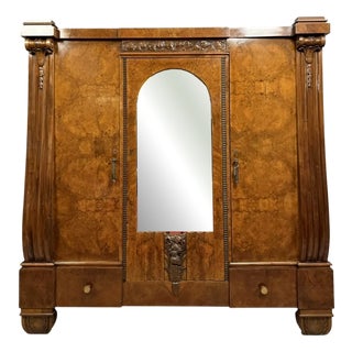 Art Deco Cabinet in Mahogany, 1920s-1930s For Sale