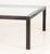Modern Minimalist Polished Metal and Glass Top Coffee Table For Sale In New York - Image 6 of 10