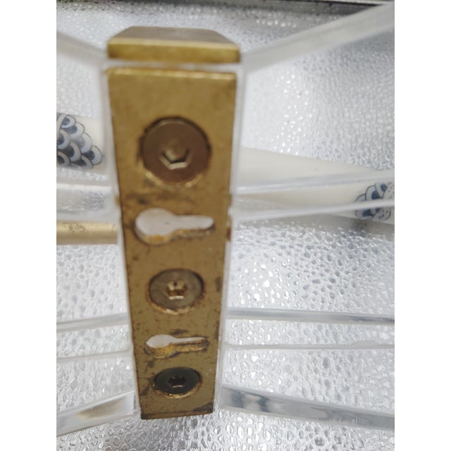 Neiman Marcus Acrylic Candle Sconce For Sale - Image 9 of 12