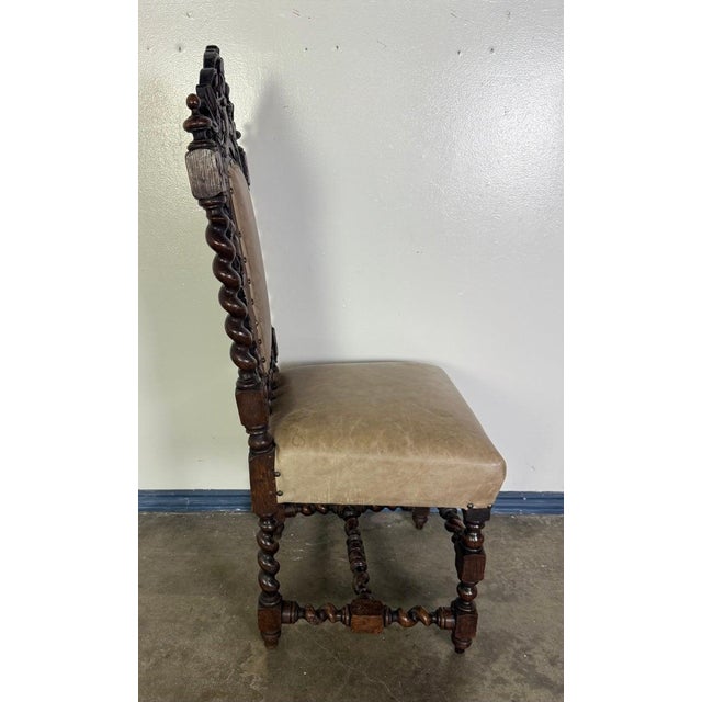 Set of Six 19th C. Renaissance Revival Dining Chairs For Sale - Image 18 of 18