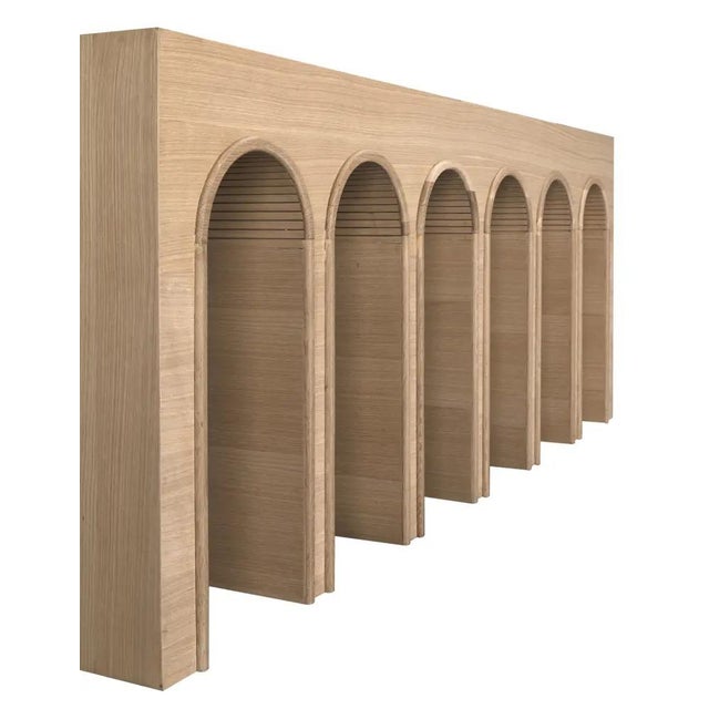 Mid-Century Modern Enzo Console, Extra Large, White Oak For Sale - Image 3 of 4